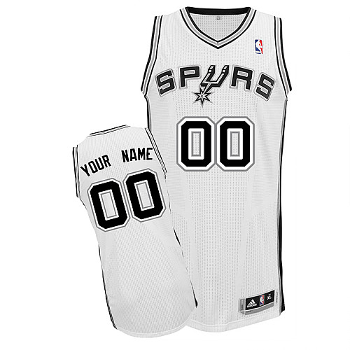Spurs Personalized Authentic White Jersey (S-3XL)
