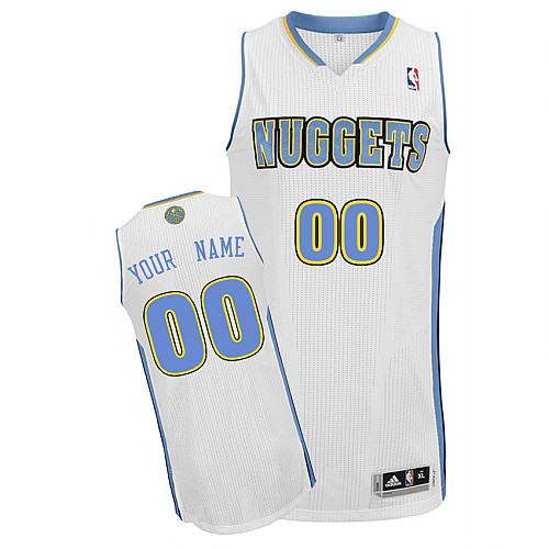 Nuggets Personalized Authentic White Jersey (S-3XL)