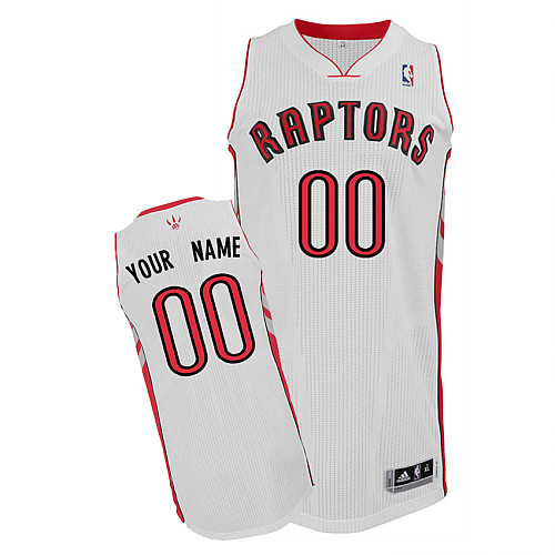 Raptors Personalized Authentic White Jersey (S-3XL)