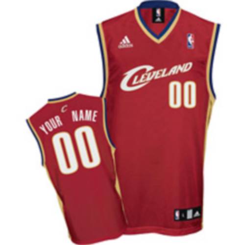 Cavaliers Personalized Authentic Red Jersey (S-3XL)