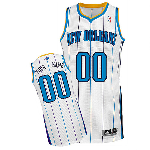 Hornets Personalized Authentic White Jersey (S-3XL)