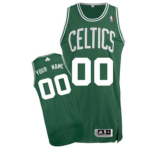 Celtics Personalized Authentic Green Jersey (S-3XL)