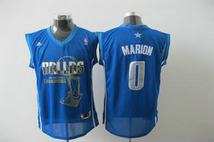 Dallas Mavericks 0 Shawn Marion l.t blue 2011 Finals Champions jersey