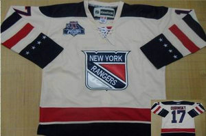 New York Rangers 17 Brandon Dubinsky cream 2012 winter classic Jersey