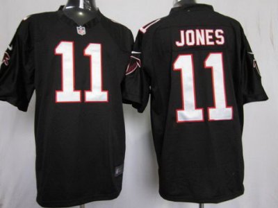2012 NEW NFL Atlanta Falcons 11 Julio Jones Black Jerseys (Game)
