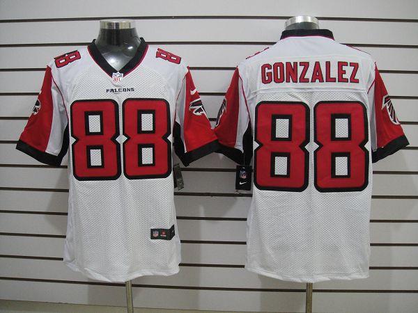 2012 NEW NFL Atlanta Falcons 88 Gonzalez White Jerseys (Elite)