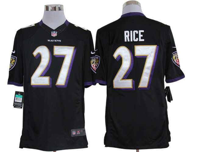 2012 NEW NFL Baltimore Ravens 27 Ray Rice Black Jerseys (Limited)