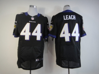 2012 NEW NFL Baltimore Ravens 44 leach Black Jersey(Elite)