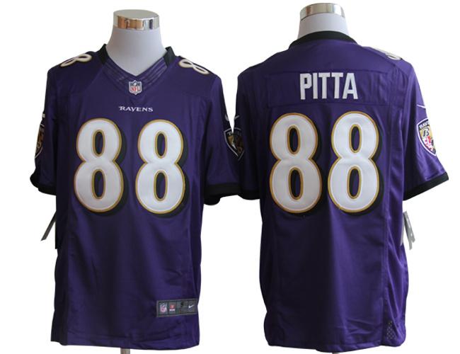 2012 NEW NFL Baltimore Ravens 88 Pitta Purple Jerseys (Limited)