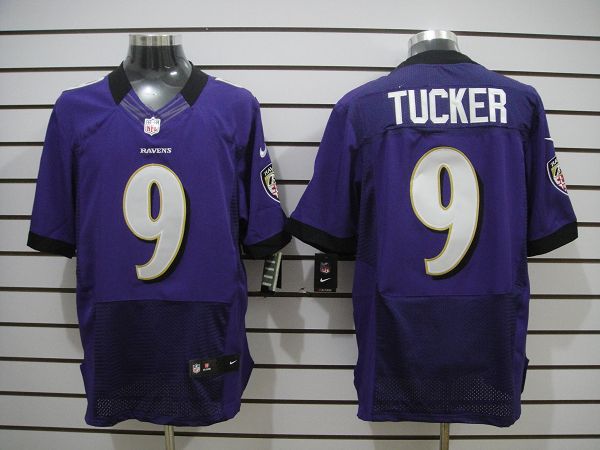 2012 NEW NFL Baltimore Ravens 9 Tucker Purple Jerseys (Elite)