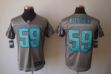 2012 NEW NFL Carolina Panthers 59 Kuechly Grey Shadow Jerseys