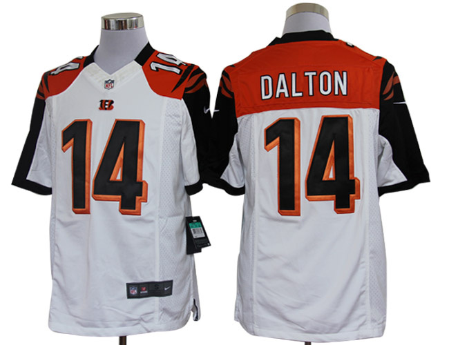 2012 NEW NFL Cincinnati Bengals 14 Andy Dalton White Jerseys (Limited)