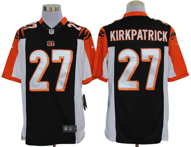 2012 NEW NFL Cincinnati Bengals 27 Dre Kirkpatrick Black Jerseys (Limited)