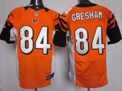 2012 NEW NFL Cincinnati Bengals 84 Jermaine Gresham Orange Jerseys (Elite)
