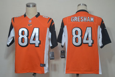 2012 NEW NFL Cincinnati Bengals 84 Jermaine Gresham Orange Jerseys (Game)