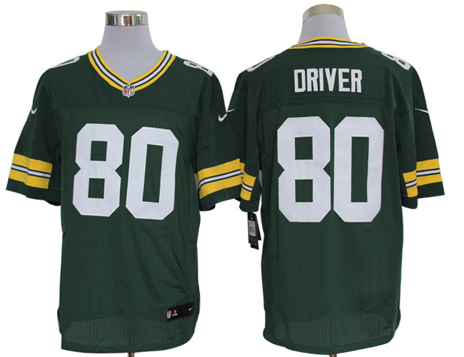 2012 NEW NFL Green Bay Packers 80 Donald Driver Green Jerseys (Limited)