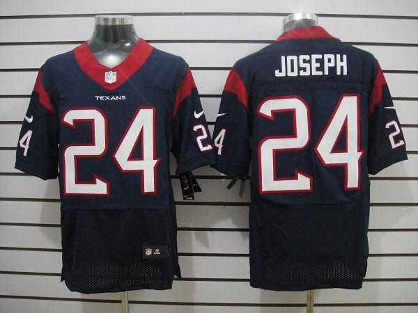 2012 NEW NFL Houston Texans 24 Joseph Blue Jerseys (Elite)
