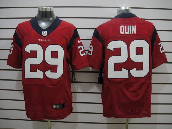 2012 NEW NFL Houston Texans 29 Quin Red Jerseys (Elite)