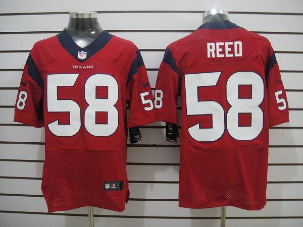 2012 NEW NFL Houston Texans 58 Reed Red Jerseys (Elite)