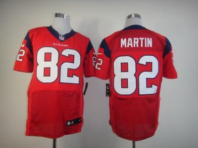 2012 NEW NFL Houston Texans 82 Martin Red Jerseys (Elite)