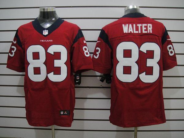 2012 NEW NFL Houston Texans 83 Walter Red Jerseys (Elite)