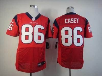 2012 NEW NFL Houston Texans 86 Caset Red Jerseys (Elite)