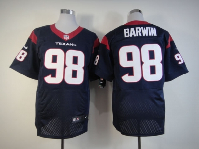 2012 NEW NFL Houston Texans 98 barwin Blue Jerseys (Elite)