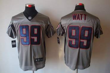 2012 NEW NFL Houston Texans 99 J.J. Watt Grey Shadow Jerseys