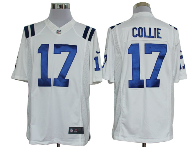 2012 NEW NFL Indianapolis Colts 17 Austin Collie White Jerseys (Limited)