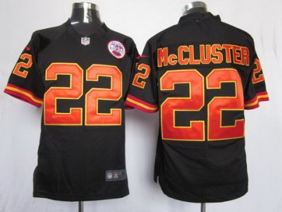2012 NEW NFL Kansas City Chiefs 22 Dexter McCluster Black Jerseys (Game)