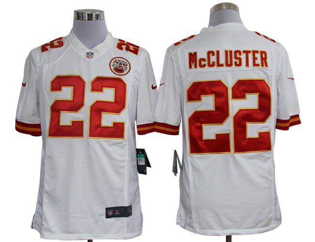2012 NEW NFL Kansas City Chiefs 22 Dexter McCluster White Jerseys (Limited)