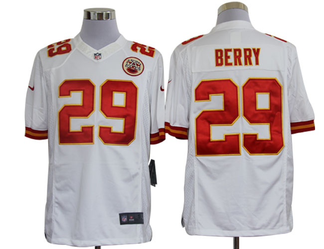 2012 NEW NFL Kansas City Chiefs 29# Berry White Jerseys(Limited)