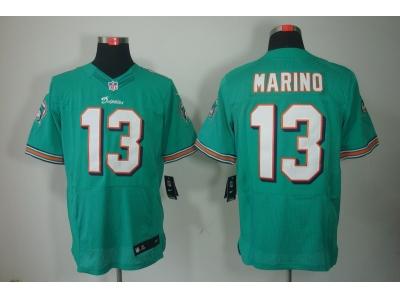 2012 NEW NFL Miami Dolphins 13 Dan Marino Green Jerseys(Elite)