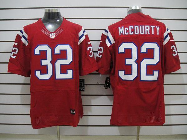 2012 NEW NFL New England Patriots 32 Devin McCourty Red Jerseys (Elite)