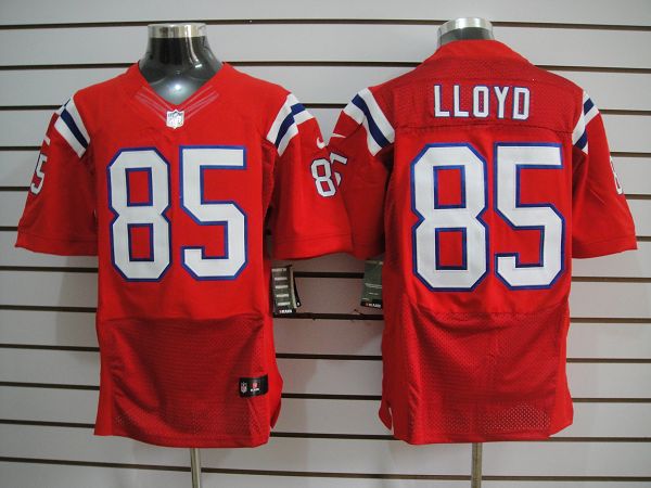 2012 NEW NFL New England Patriots 85 Lloyd Red Jerseys (Elite)