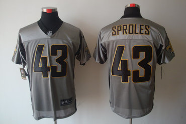 2012 NEW NFL New Orleans Saints 43 Darren Sproles Grey Shadow Jerseys
