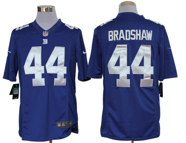 2012 NEW NFL New York Giants 44 Ahmad Bradshaw Blue Jerseys(Limited)