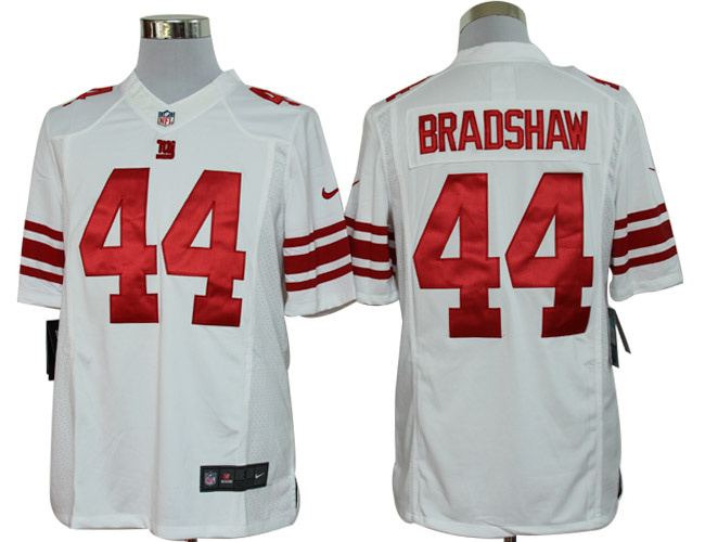 2012 NEW NFL New York Giants 44 Ahmad Bradshaw White Jerseys (Limited)