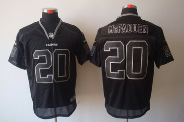 2012 NEW NFL Oakland Raiders 20 Darren McFadden Lights Out Black Elite Jerseys