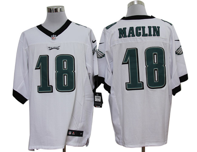 2012 NEW NFL Philadelphia Eagles 18 Jeremy Maclin White Jerseys (Elite)