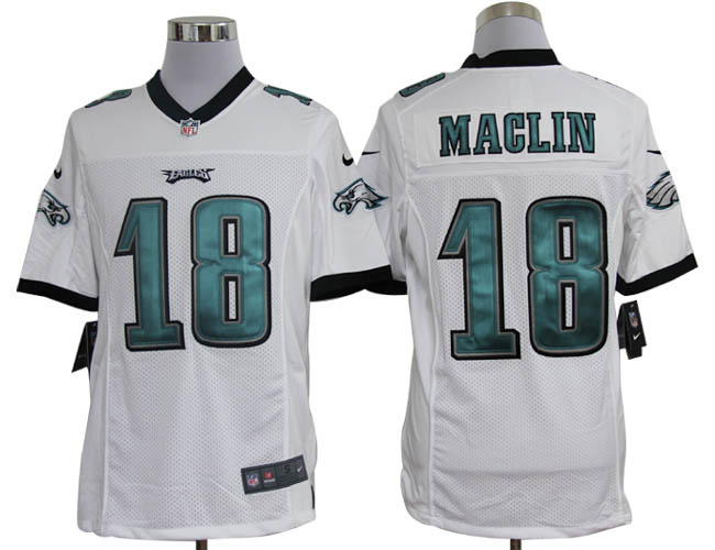 2012 NEW NFL Philadelphia Eagles 18 Jeremy Maclin White jerseys (Limited)
