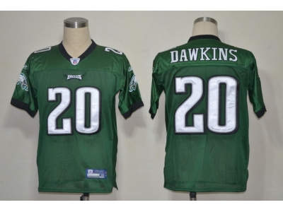 2012 NEW NFL Philadelphia Eagles 20 Brian Dawkins Green Jerseys (Game)