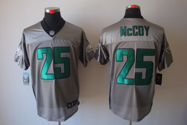 2012 NEW NFL Philadelphia Eagles 25 LeSean McCoy Grey Shadow Jerseys