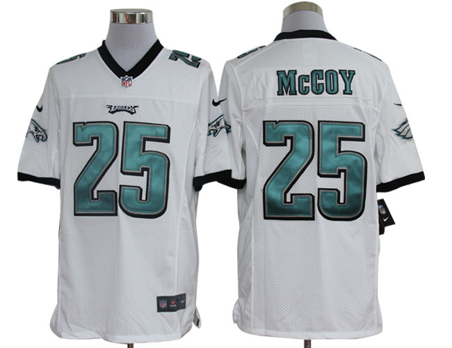 2012 NEW NFL Philadelphia Eagles 25 LeSean McCoy White Jerseys (Limited)