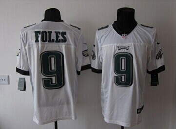2012 NEW NFL Philadelphia Eagles 9 Nick Foles white Jerseys (Elite)