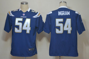 2012 NEW NFL San Diego Chargers 54 Melvin Ingram Dk.Blue Jerseys (Game)