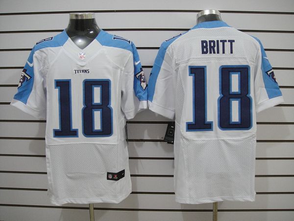 2012 NEW NFL Tennessee Titans 18 Britt White Jerseys (Elite)