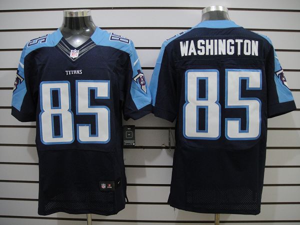 2012 NEW NFL Tennessee Titans 85 Washington Dark Blue Jerseys (Elite)
