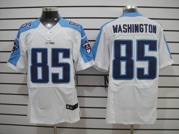 2012 NEW NFL Tennessee Titans 85 Washington White Jerseys (Elite)