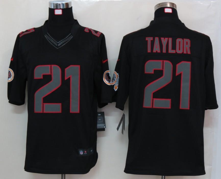 2012 NEW NFL Washington Redskins 21 Sean Taylor Black Jerseys (Impact Limited)